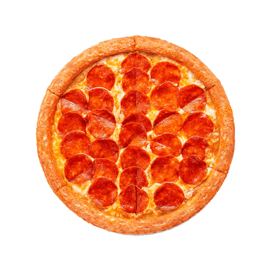 Піца Подвійна пеппероні 25 см (550г)